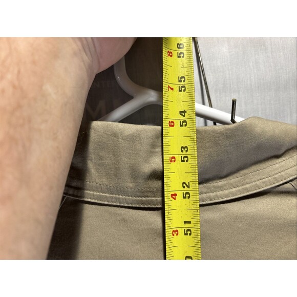 London Fog Trench Coat 46L London Town Co Flannel Liner Double Breasted Belted - Picture 16 of 16